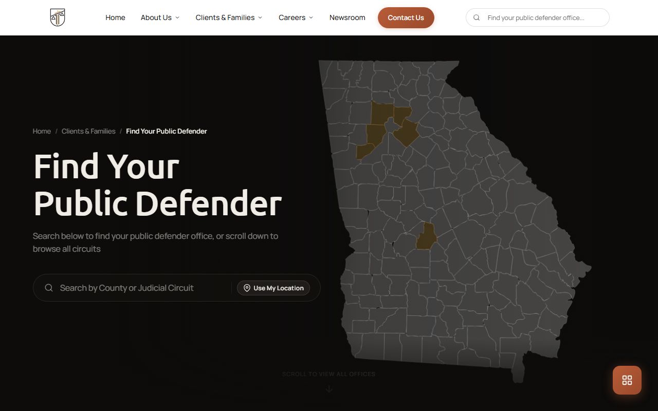 Barrow County warrant records Piedmont public defender circuit